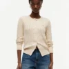 Cardigan en maille torsadée