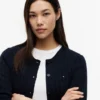 Cardigan en maille torsadée