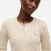 Cardigan en maille torsadée