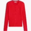 Cardigan en maille torsadée