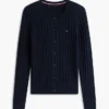Cardigan en maille torsadée