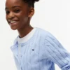 Cardigan en maille torsadée pour enfant