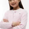 Cardigan en maille torsadée pour enfant