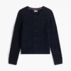 Cardigan en maille torsadée pour enfant