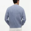 Cardigan en maille torsadée teint en pièce Cardigan en maille torsadée teint en pièce