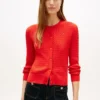 Cardigan léger à mailles torsadées