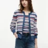 Cardigan léger à mailles torsadées