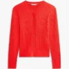 Cardigan léger à mailles torsadées