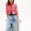 Cardigan rayé ajusté Tommy Jeans Cardigan rayé ajusté Tommy Jeans