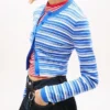 Cardigan rayé ajusté Tommy Jeans Cardigan rayé ajusté Tommy Jeans