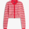 Cardigan rayé ajusté Tommy Jeans Cardigan rayé ajusté Tommy Jeans