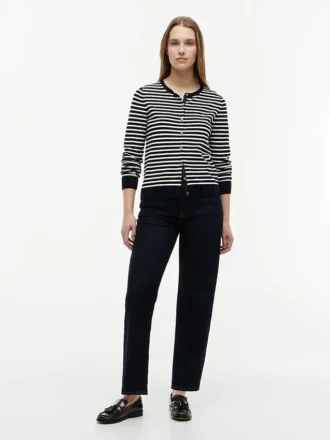 Cardigan rayé léger