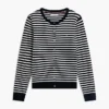 Cardigan rayé léger Cardigan rayé léger