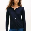 Cardigan-T-shirt en pointelle