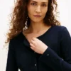 Cardigan-T-shirt en pointelle