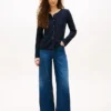 Cardigan-T-shirt en pointelle
