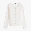 Cardigan-T-shirt en pointelle