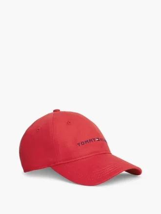 Casquette de baseball avec logo Tommy brodé