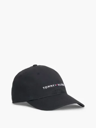 Casquette de baseball avec logo Tommy brodé