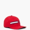 Casquette de baseball pour enfant avec logo à rayures et drapeau