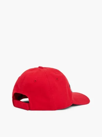 Casquette de baseball pour enfant avec logo à rayures et drapeau