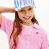 Casquette de baseball rayée pour enfant