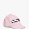 Casquette de baseball à rayures et logo pour bébés