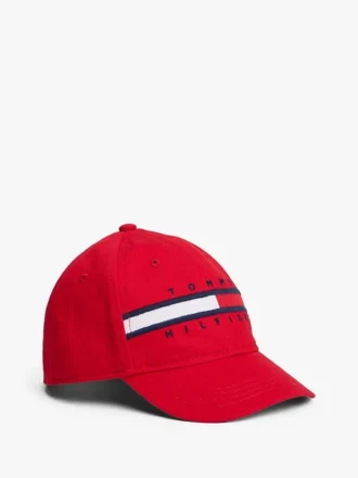 Casquette de baseball à rayures et logo pour bébés
