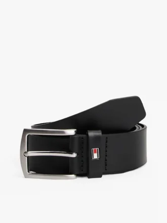Ceinture en cuir avec boucle drapeau