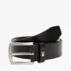 Ceinture en cuir avec boucle drapeau Ceinture en cuir avec boucle drapeau