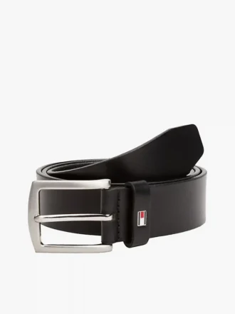 Ceinture en cuir avec boucle drapeau