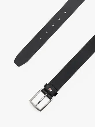 Ceinture en cuir avec boucle drapeau