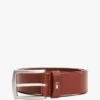 Ceinture en cuir avec boucle drapeau Ceinture en cuir avec boucle drapeau