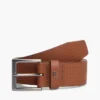 Ceinture en cuir avec logo drapeau sur toute la surface Ceinture en cuir avec logo drapeau sur toute la surface
