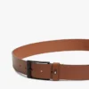 Ceinture en cuir avec logo drapeau sur toute la surface Ceinture en cuir avec logo drapeau sur toute la surface