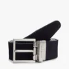 Ceinture en cuir à boucle carrée réversible Ceinture en cuir à boucle carrée réversible