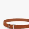 Ceinture en cuir à boucle carrée réversible Ceinture en cuir à boucle carrée réversible