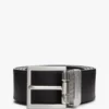 Ceinture en cuir à boucle carrée réversible Ceinture en cuir à boucle carrée réversible