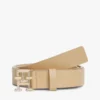 Ceinture en cuir à boucle monogrammée Ceinture en cuir à boucle monogrammée