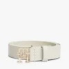 Ceinture en cuir à boucle monogrammée Ceinture en cuir à boucle monogrammée