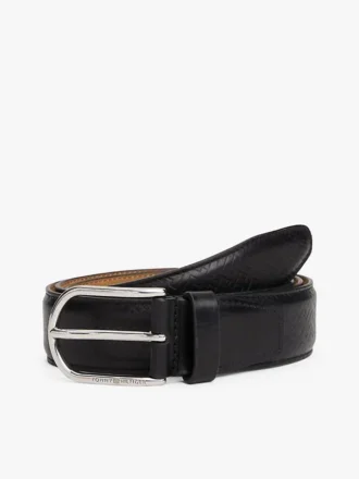 Ceinture en cuir à boucle ronde