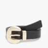 Ceinture en cuir à boucle ronde Ceinture en cuir à boucle ronde
