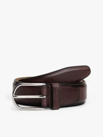 Ceinture en cuir à boucle ronde