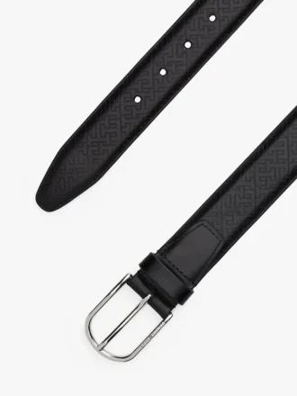 Ceinture en cuir à boucle ronde