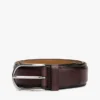 Ceinture en cuir à boucle ronde Ceinture en cuir à boucle ronde