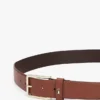 Ceinture en cuir grainé à boucle carrée Ceinture en cuir grainé à boucle carrée