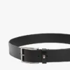 Ceinture en cuir lisse à boucle carrée Ceinture en cuir lisse à boucle carrée