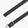 Ceinture en cuir à monogramme intégral Ceinture en cuir à monogramme intégral