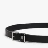 Ceinture en cuir à monogramme intégral Ceinture en cuir à monogramme intégral