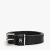 Ceinture en cuir à monogramme intégral Ceinture en cuir à monogramme intégral